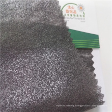 China manufacture light weight adhesive fusible nonwoven interliningWith double dot pes/pa fusing nonwoven for garment